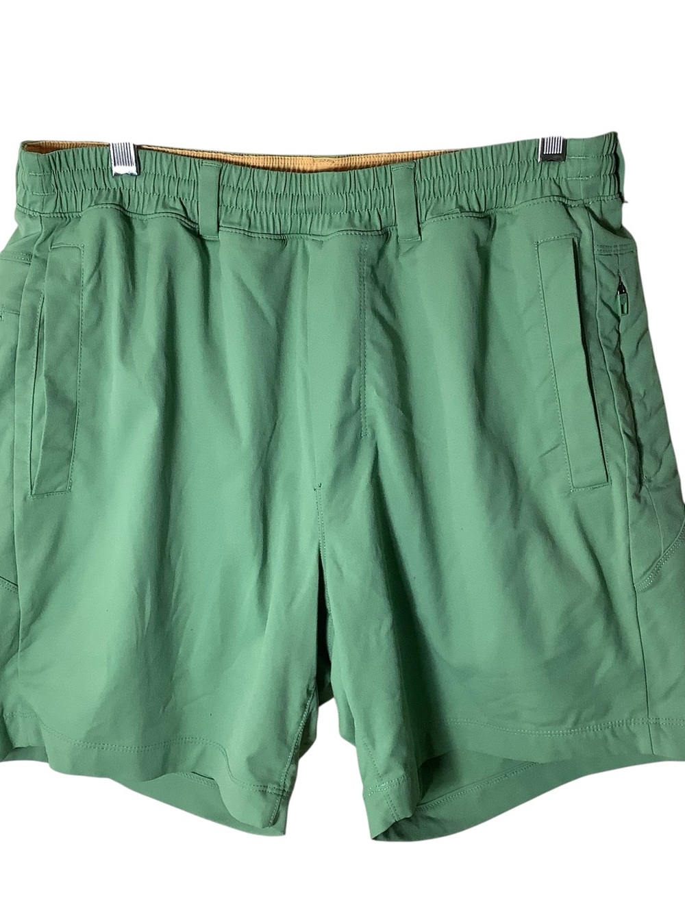 Birddogs Green Athletic Gym Shorts Lined Stretch